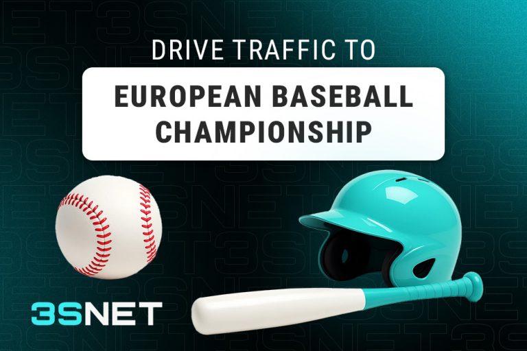 Drive traffic to European Baseball Championship with 3SNET!