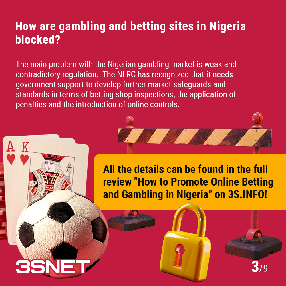 Nigeria how to promote online betting gambling 3SNET info en 3