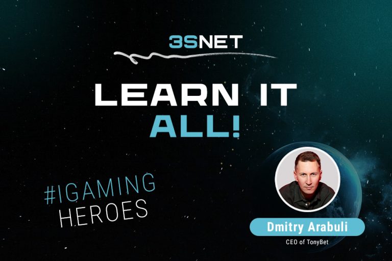 Dmitry Arabuli, CEO of TonyBet: “Learn it all” In the iGaming Heroes series on 3S.INFO — Dmitry Arabuli, CEO of Tonybet. This is the story of a passionate professional who values his team, a data-driven approach, strategic timing, and personal connections