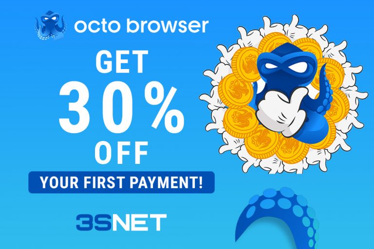 Octo Browser Promo Code 3SNET