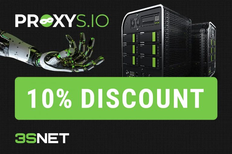 Proxys.io Promo Code - 3snet